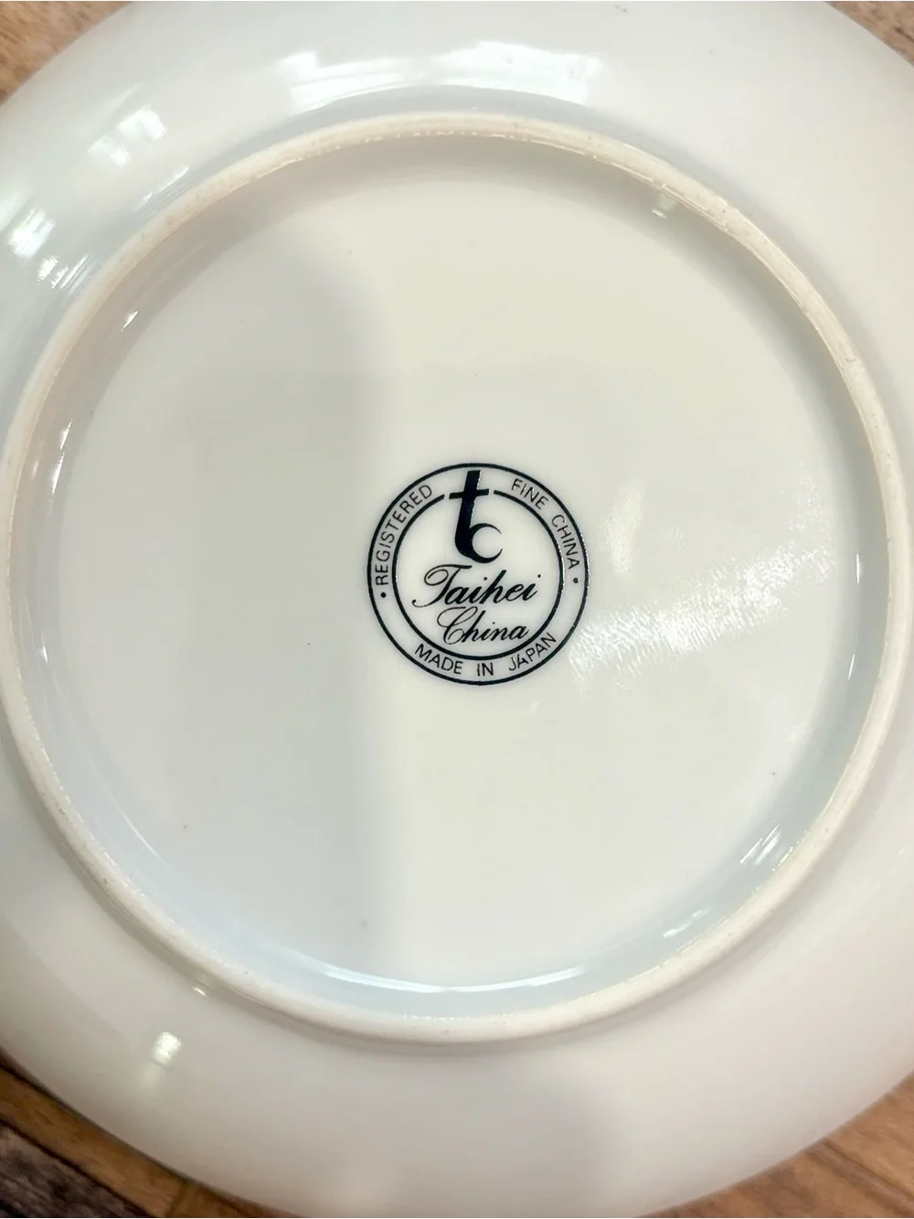4 Taihei Springtime Vintage Fruit Dessert Bowl Silver Platinum Japan Flower Bone